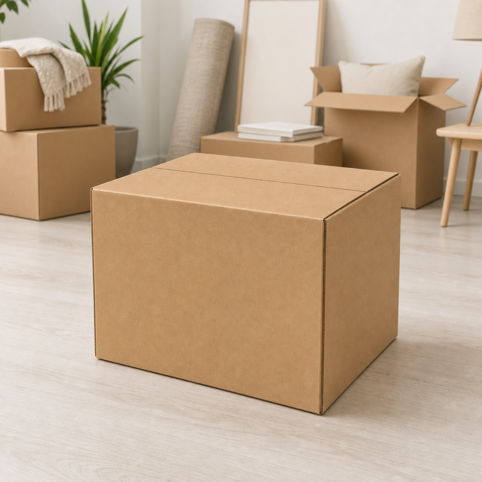 كرتونة 30×25×25 سم — 3 طبقات — جديدة