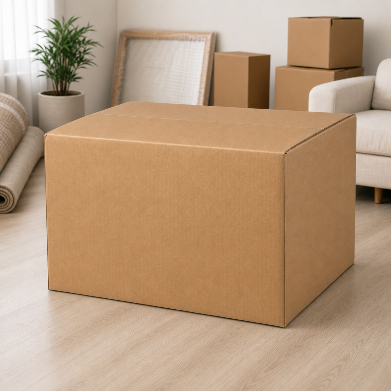كرتونة 70×50×50 سم — 5 طبقات — جديدة